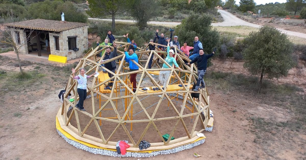 domo igualada38 Curso de Construccion Domos Geodesicos Igualada