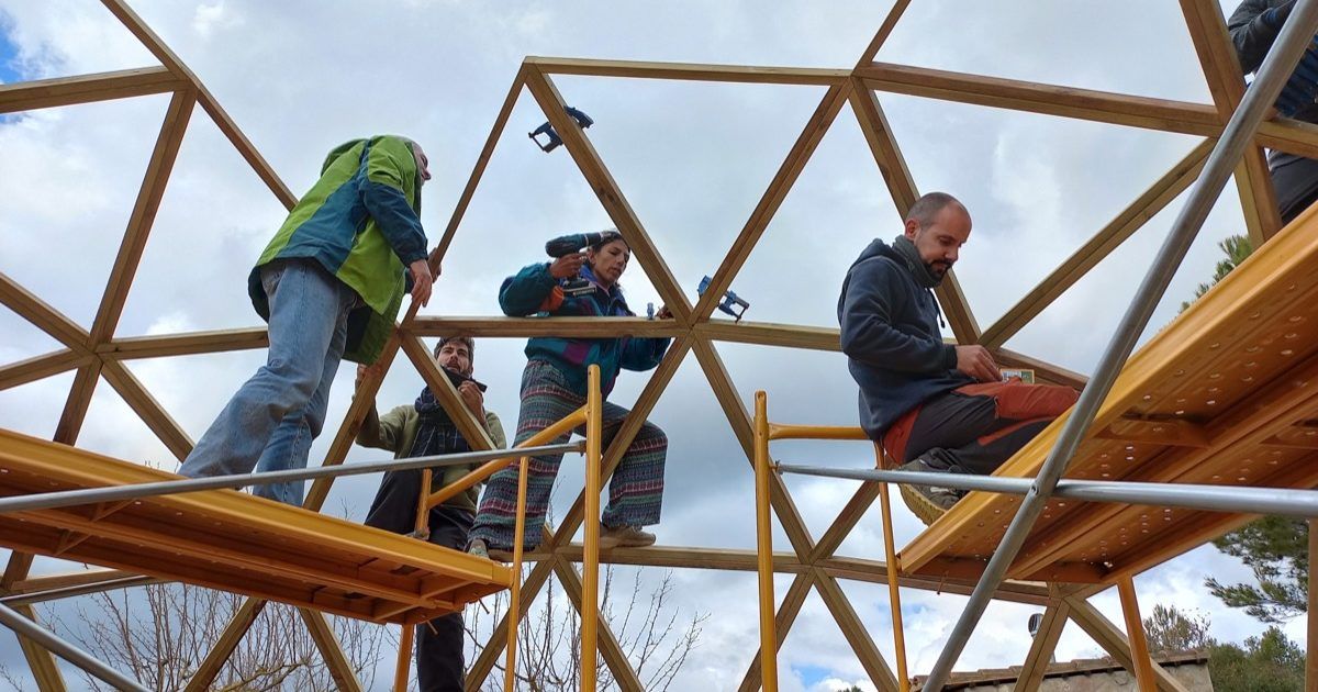 domo igualada39 Curso de Construccion Domos Geodesicos Igualada
