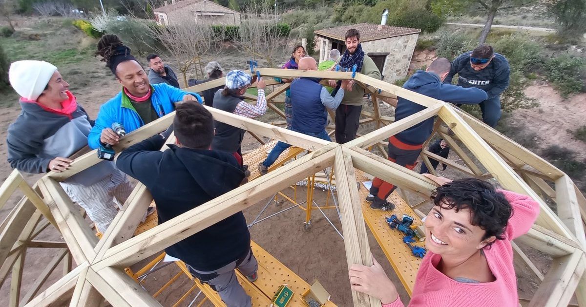 domo igualada43 Curso de Construccion Domos Geodesicos Igualada