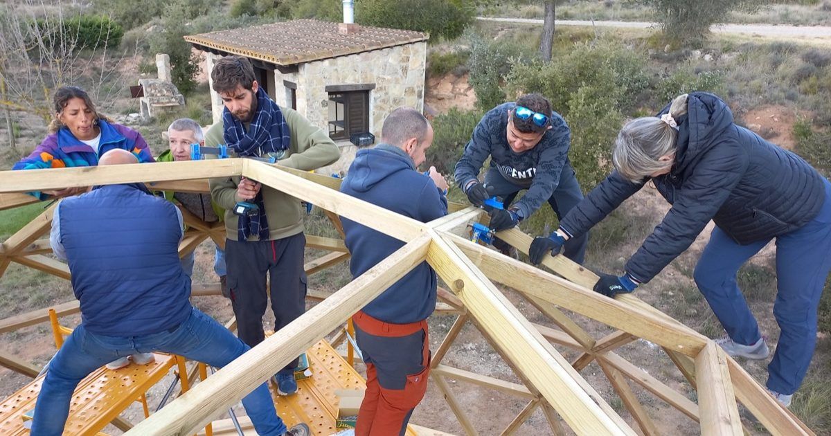 domo igualada45 Curso de Construccion Domos Geodesicos Igualada