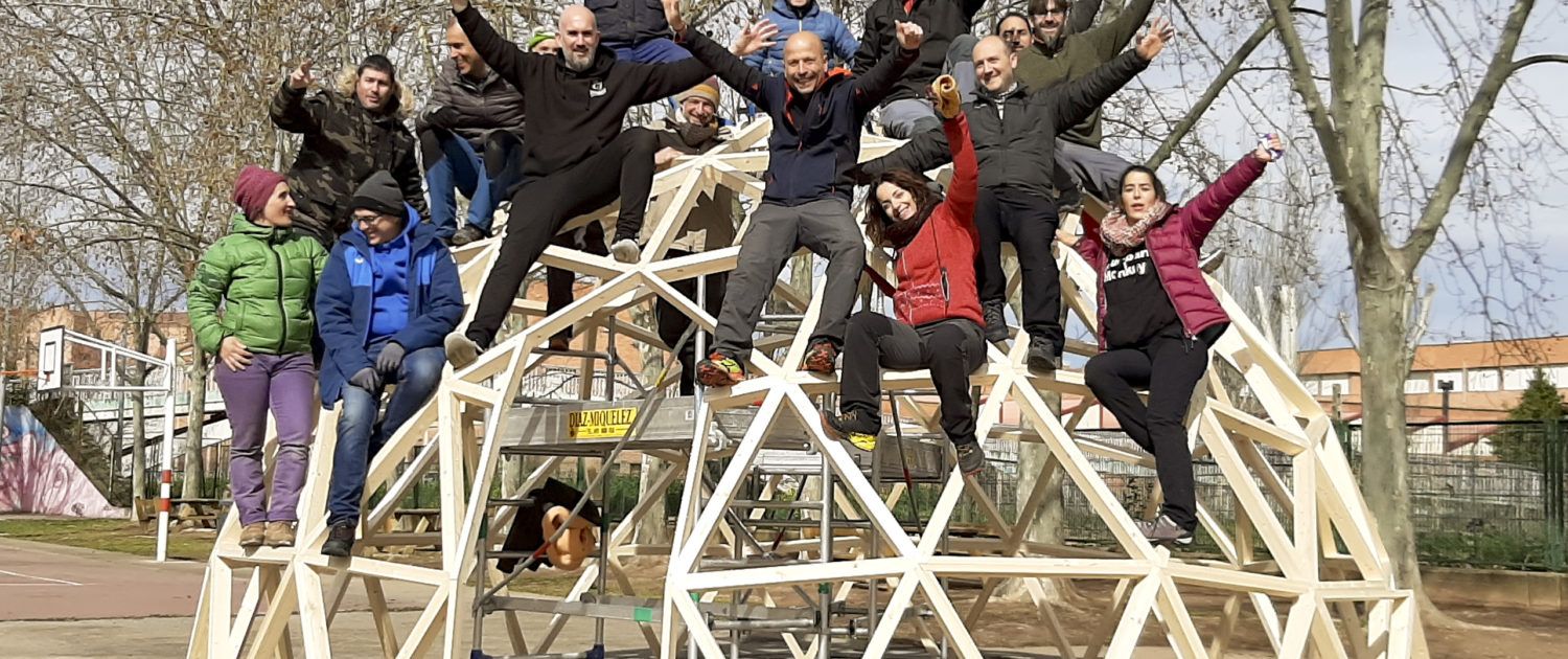 Curso Construccion Domo Geodesico Logroño