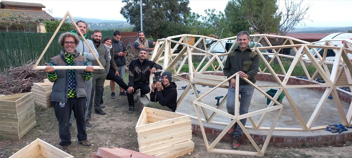 Domo El Catllar, Tarragona15 Domo Geodesico en El Catllar Tarragona