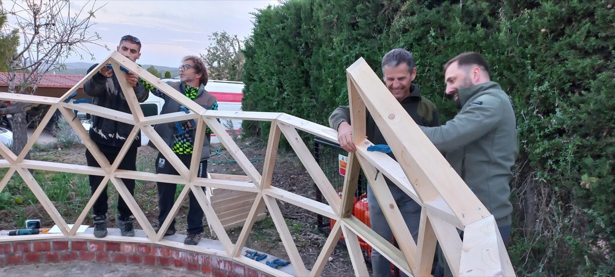 Domo El Catllar, Tarragona16 Domo Geodesico en El Catllar Tarragona