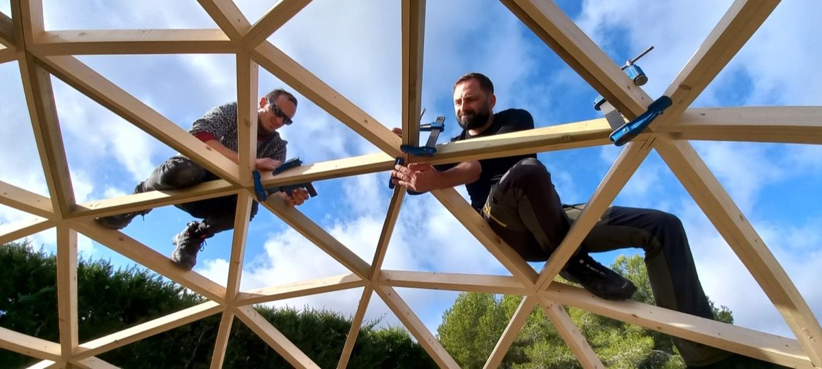 Domo El Catllar, Tarragona19 Domo Geodesico en El Catllar Tarragona