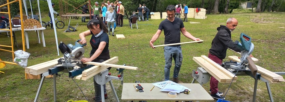 Curso de Construccion de Domo Geodésico en Arenas de San Pedro