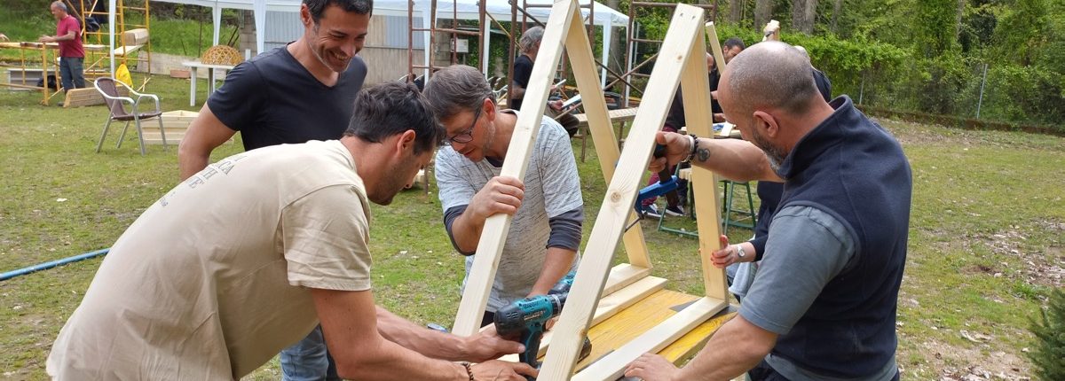 Curso de Construccion de Domo Geodésico en Arenas de San Pedro