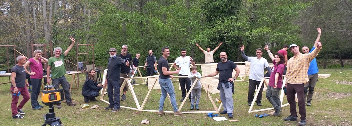 Curso de Construccion de Domo Geodésico en Arenas de San Pedro