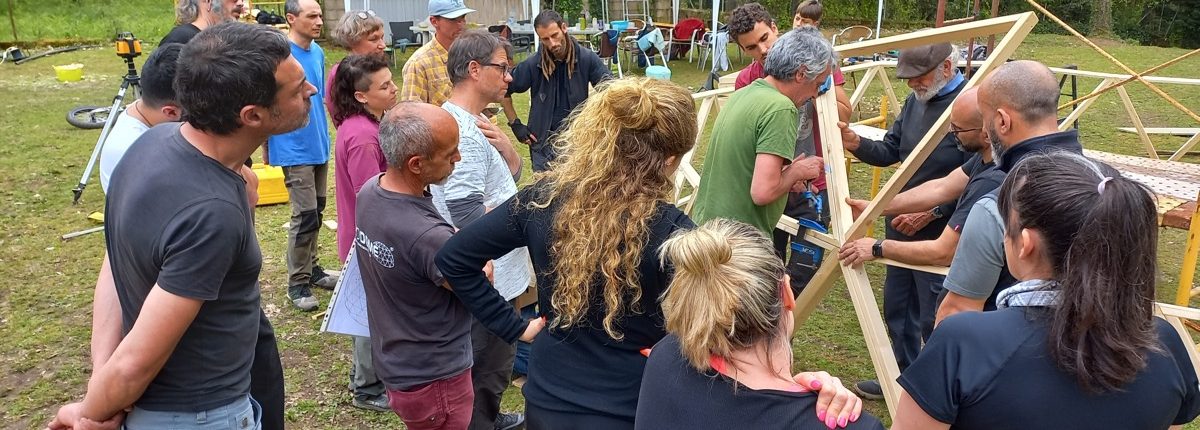 Curso de Construccion de Domo Geodésico en Arenas de San Pedro