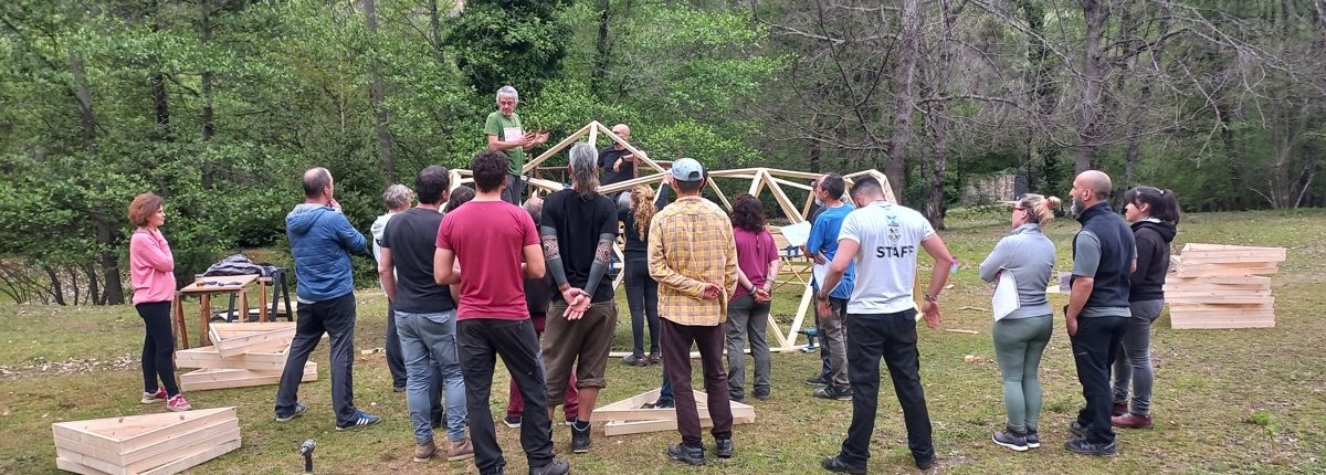 Curso de Construccion de Domo Geodésico en Arenas de San Pedro