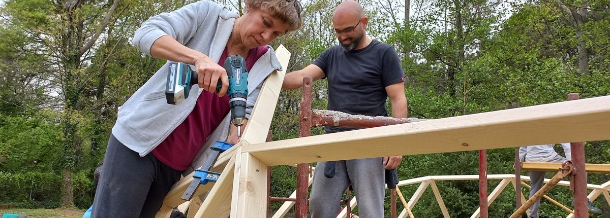Curso de Construccion de Domo Geodésico en Arenas de San Pedro