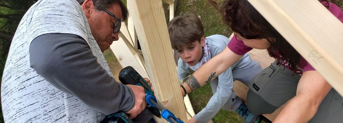 Curso de Construccion de Domo Geodésico en Arenas de San Pedro