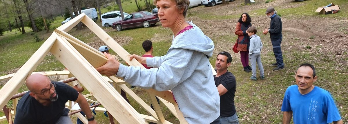 Curso de Construccion de Domo Geodésico en Arenas de San Pedro