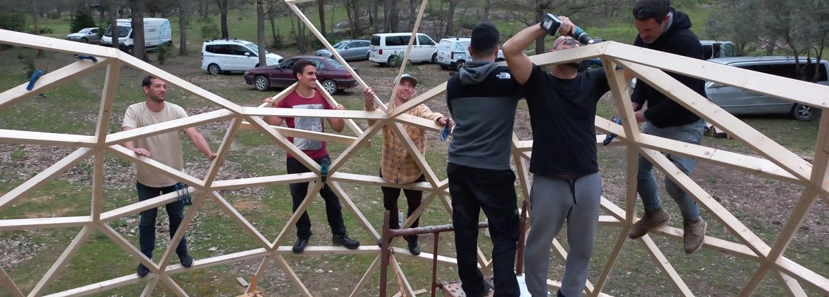 Curso de Construccion de Domo Geodésico en Arenas de San Pedro