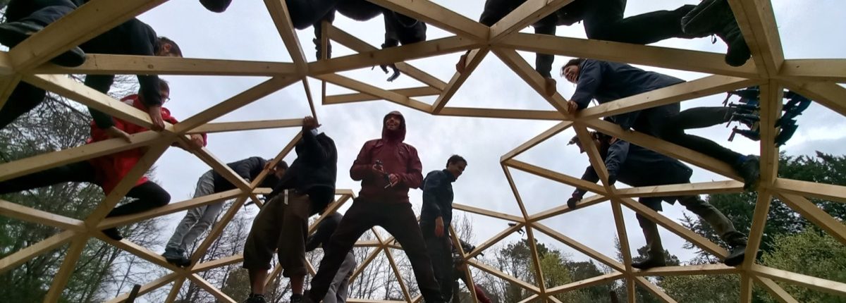 Curso de Construccion de Domo Geodésico en Arenas de San Pedro