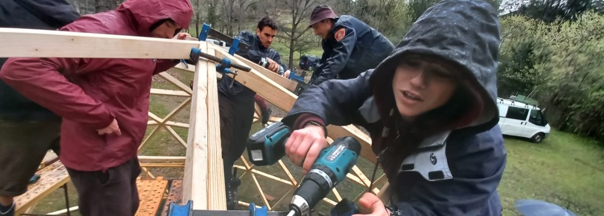 Curso de Construccion de Domo Geodésico en Arenas de San Pedro