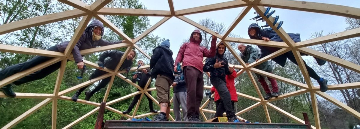 Curso de Construccion de Domo Geodésico en Arenas de San Pedro