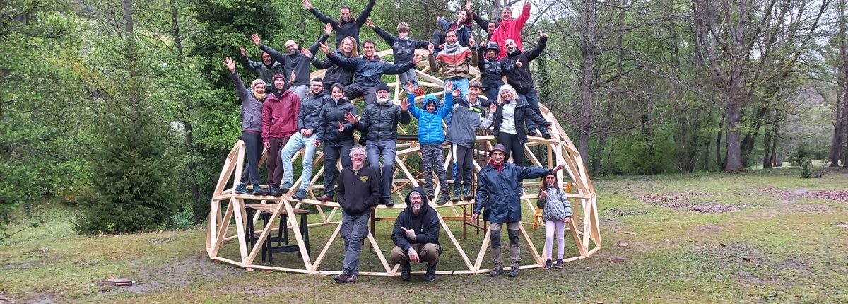 Curso de Construccion de Domo Geodésico en Arenas de San Pedro