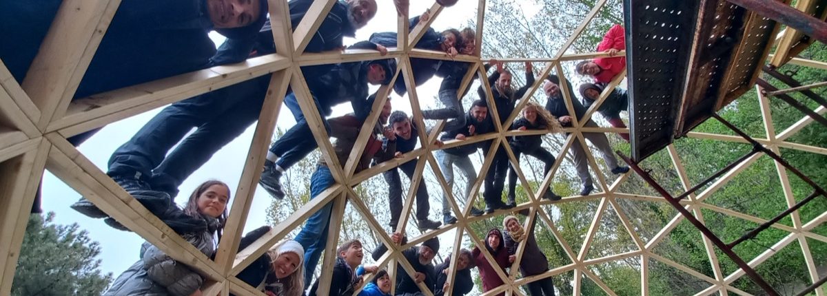 Curso de Construccion de Domo Geodésico en Arenas de San Pedro