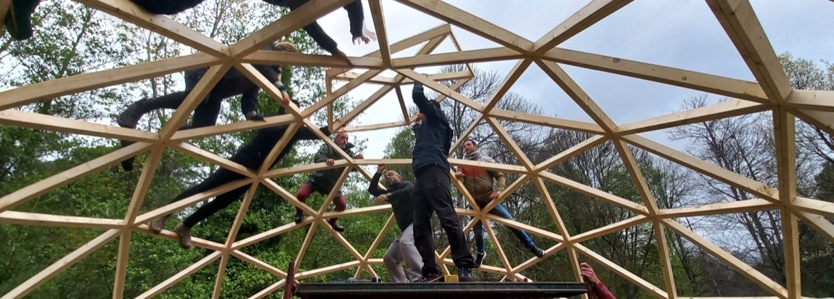 Curso de Construccion de Domo Geodésico en Arenas de San Pedro