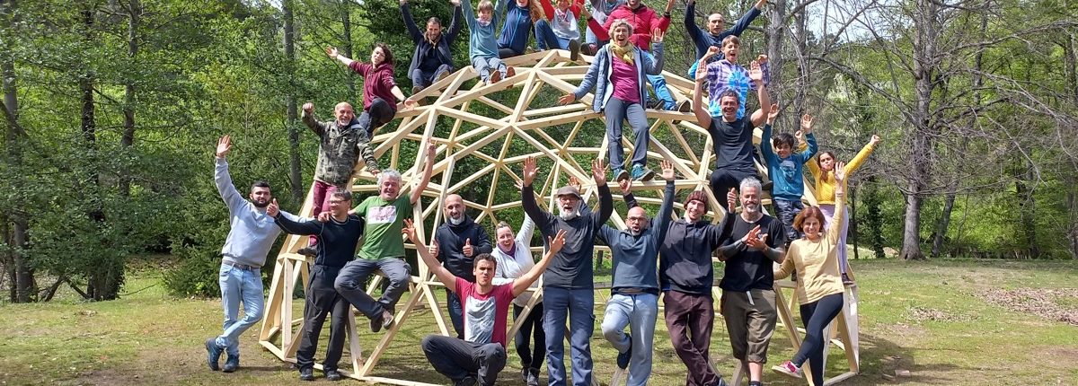Curso de Construccion de Domo Geodésico en Arenas de San Pedro