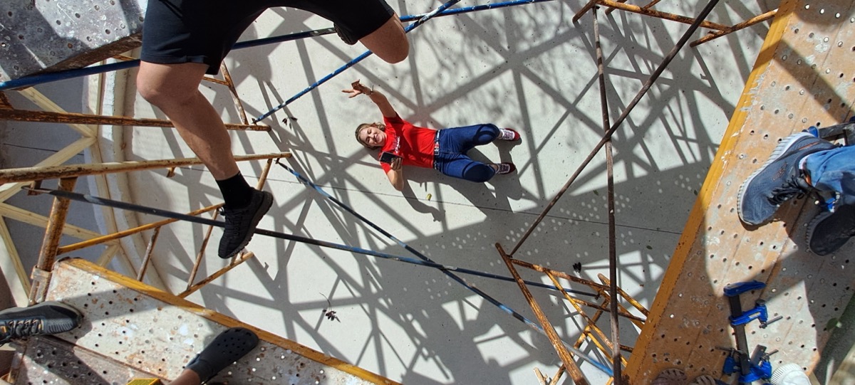 Curso de domo geodesico de madera en Pobla Llarga