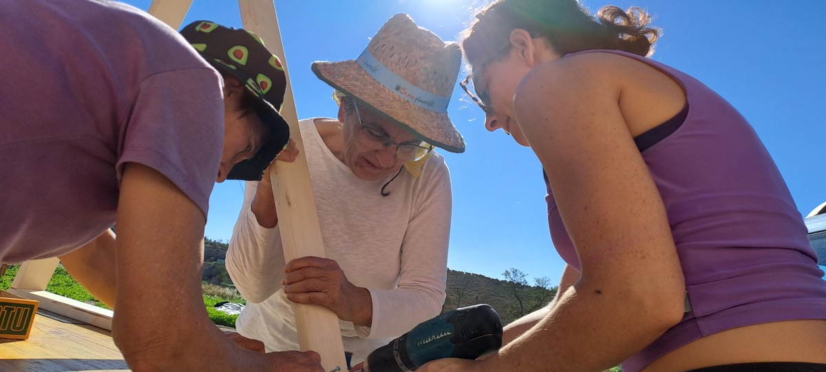 domo-geodesico-madera-malda_15 Alumnos de curso de domo geodesico en Malda-Lleida