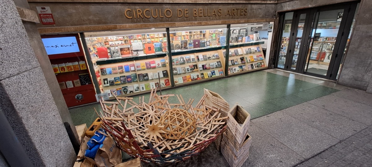 concienciarte 2025_58 Construyendo cupulas reciprocas, domos, zomes y puentes con niños en MiDomoKids en el el Circulo de Bellas Artes