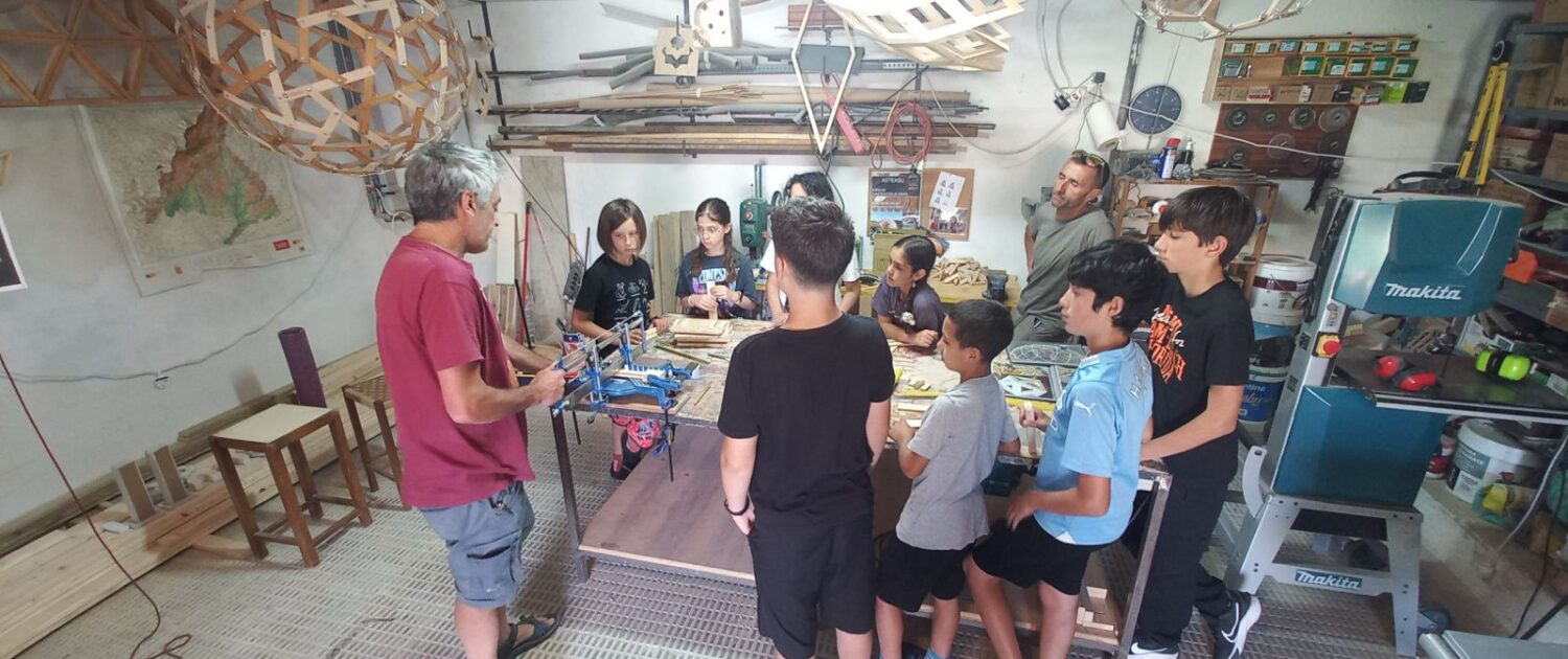 talleres de tensegridad con MIDOMO kids