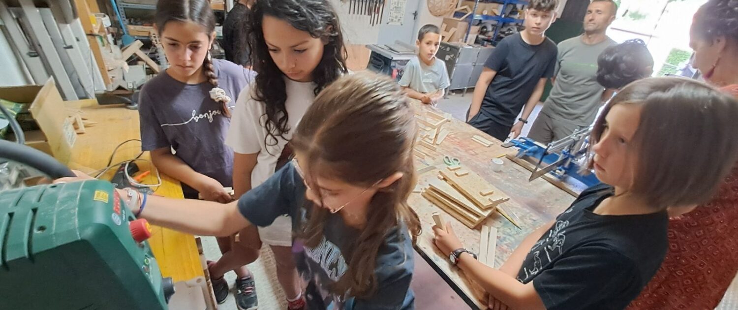 talleres de tensegridad con MIDOMO kids