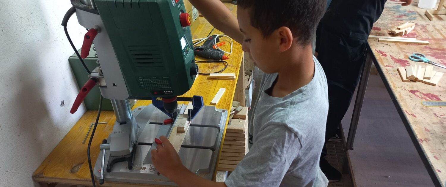 talleres de tensegridad con MIDOMO kids