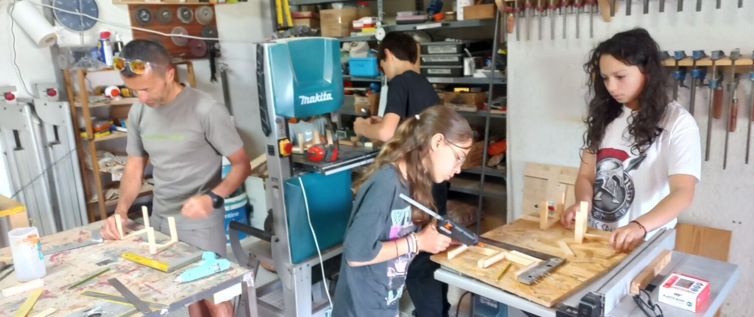 talleres de tensegridad con MIDOMO kids